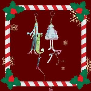 Festive Holiday Ornaments Set - Multicolor